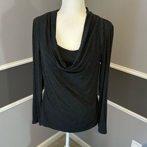 White House Black Market Dark Gray Cowel